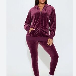 Velour Legging Set